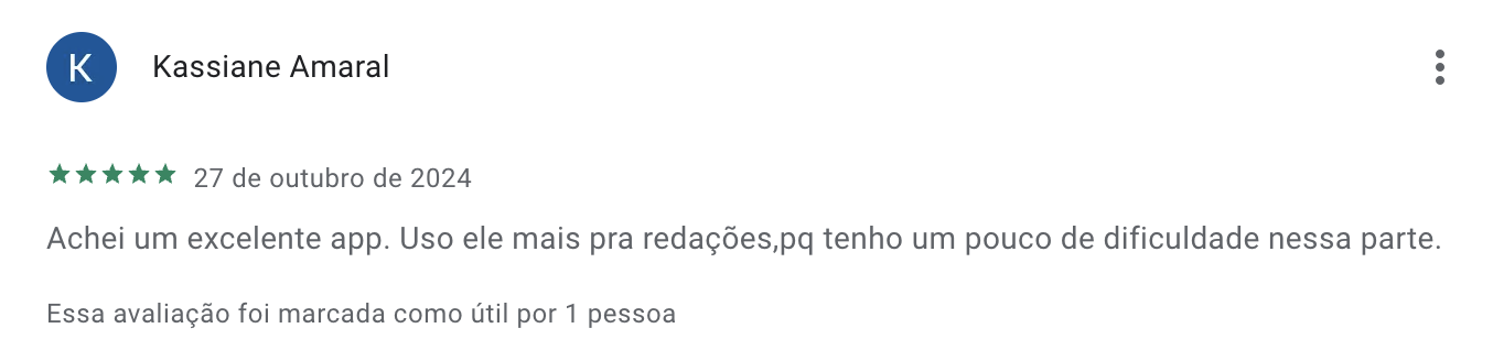 Depoimento de estudante 7